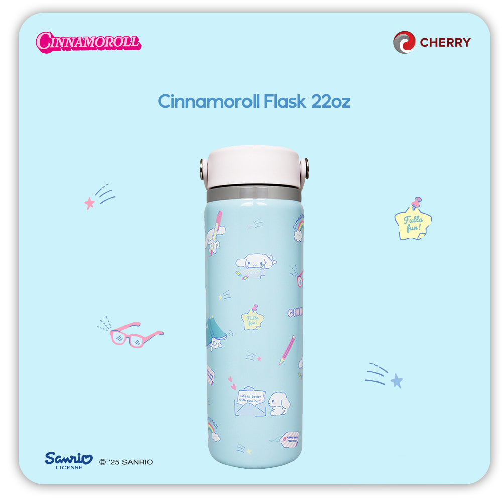 Sanrio Characters and CHERRY Flask 22oz Chirashi