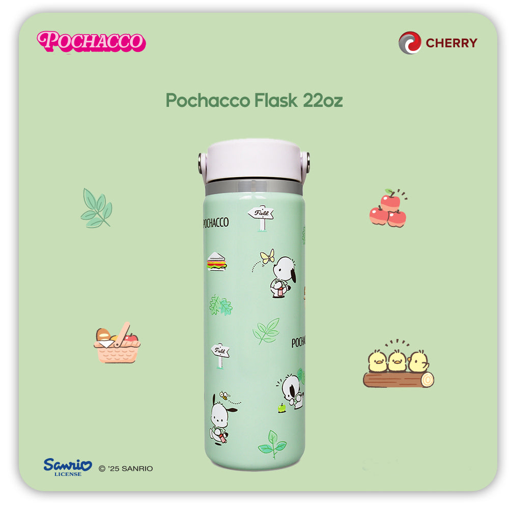 Sanrio Characters and CHERRY Flask 22oz Chirashi