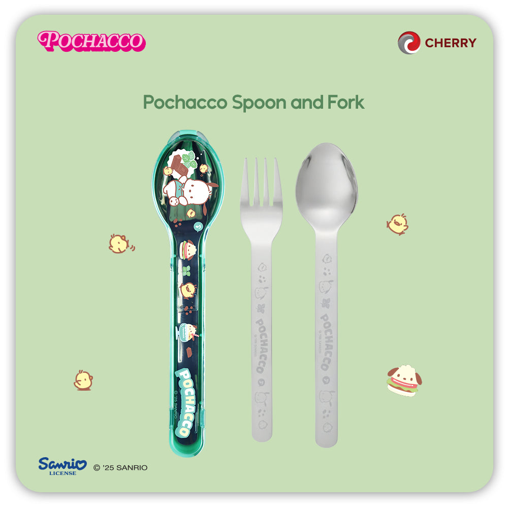 Sanrio Characters and CHERRY Spoon and Fork
