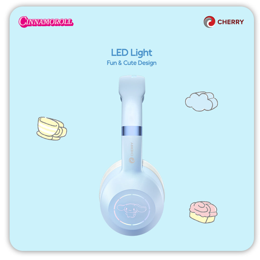 Sanrio Characters and CHERRY Bluetooth Headphones