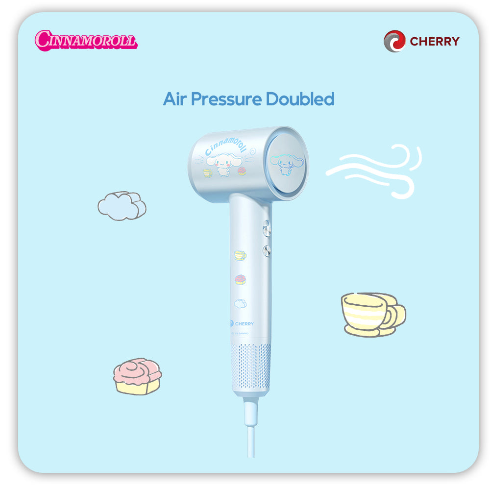 Sanrio Characters and CHERRY High-Speed Hair Dryer