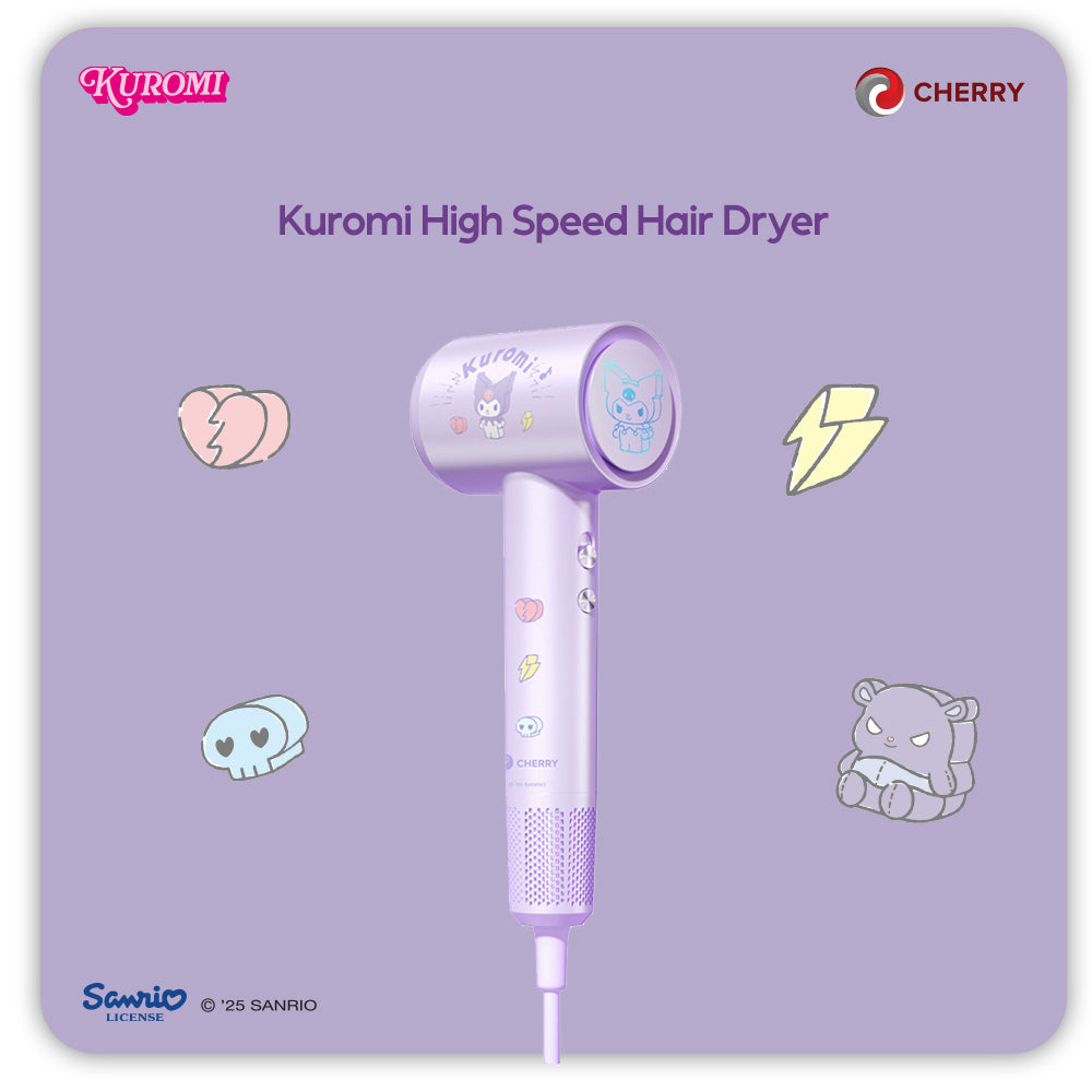 Sanrio Characters and CHERRY High-Speed Hair Dryer