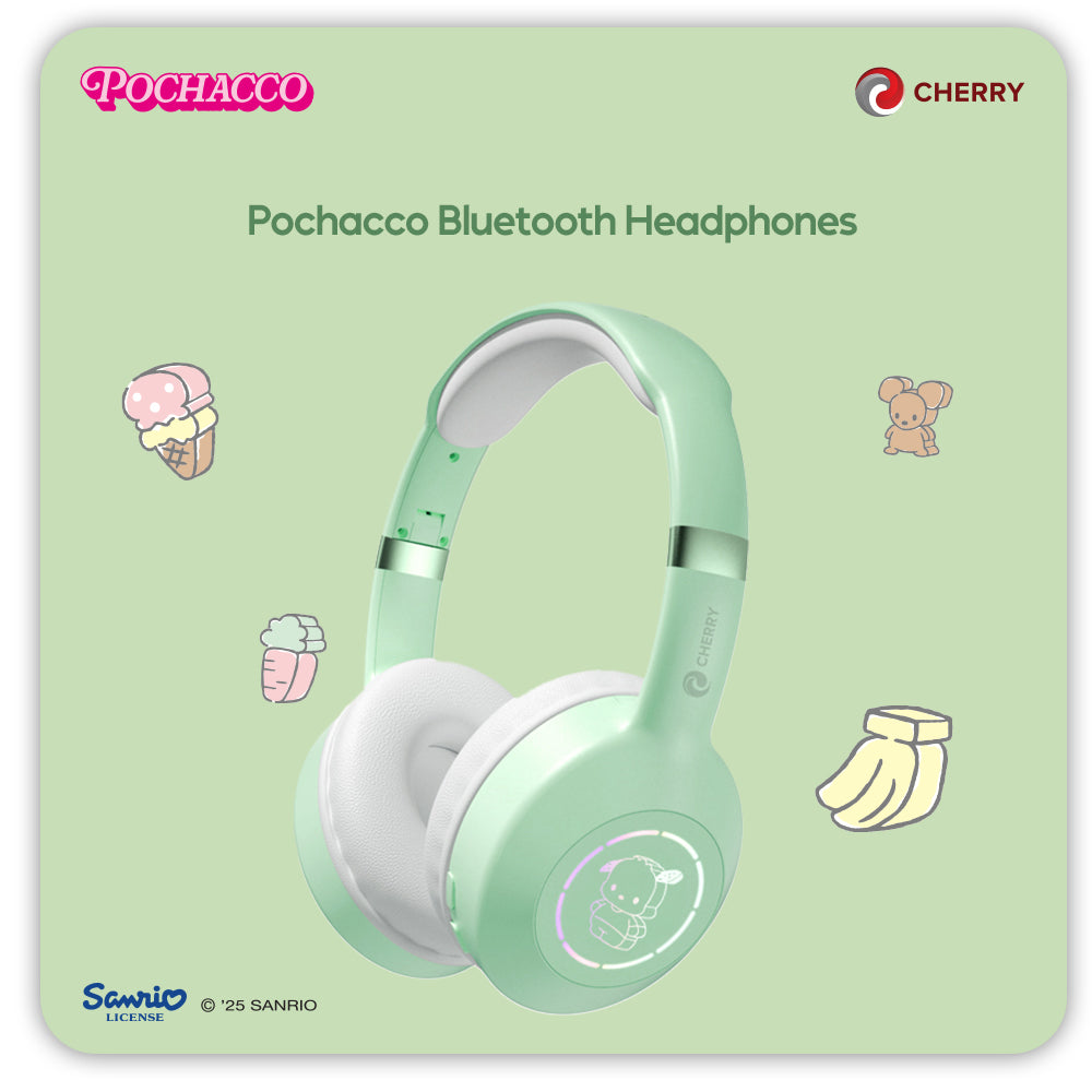 Sanrio Characters and CHERRY Bluetooth Headphones