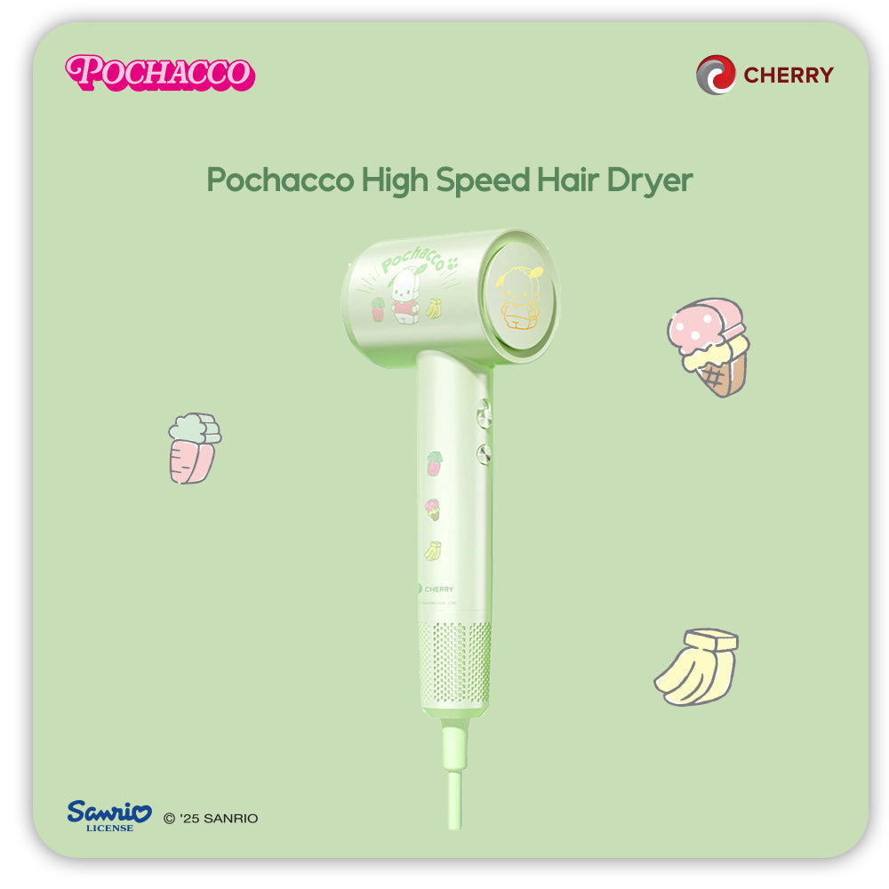 Sanrio Characters and CHERRY High-Speed Hair Dryer