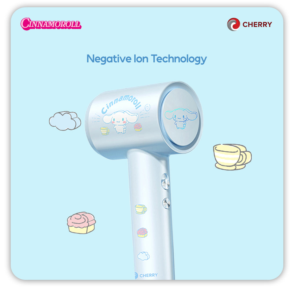 Sanrio Characters and CHERRY High-Speed Hair Dryer