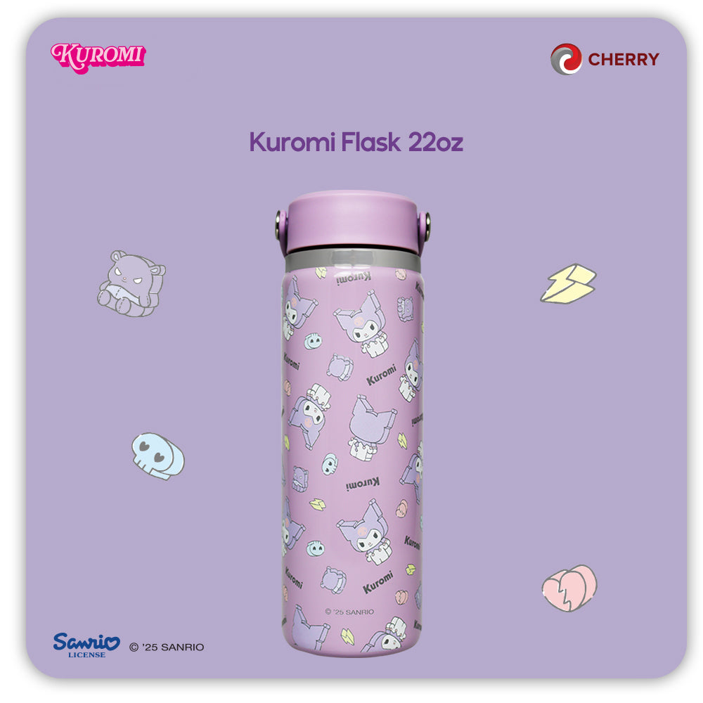 Sanrio Characters and CHERRY Flask 22oz Chirashi