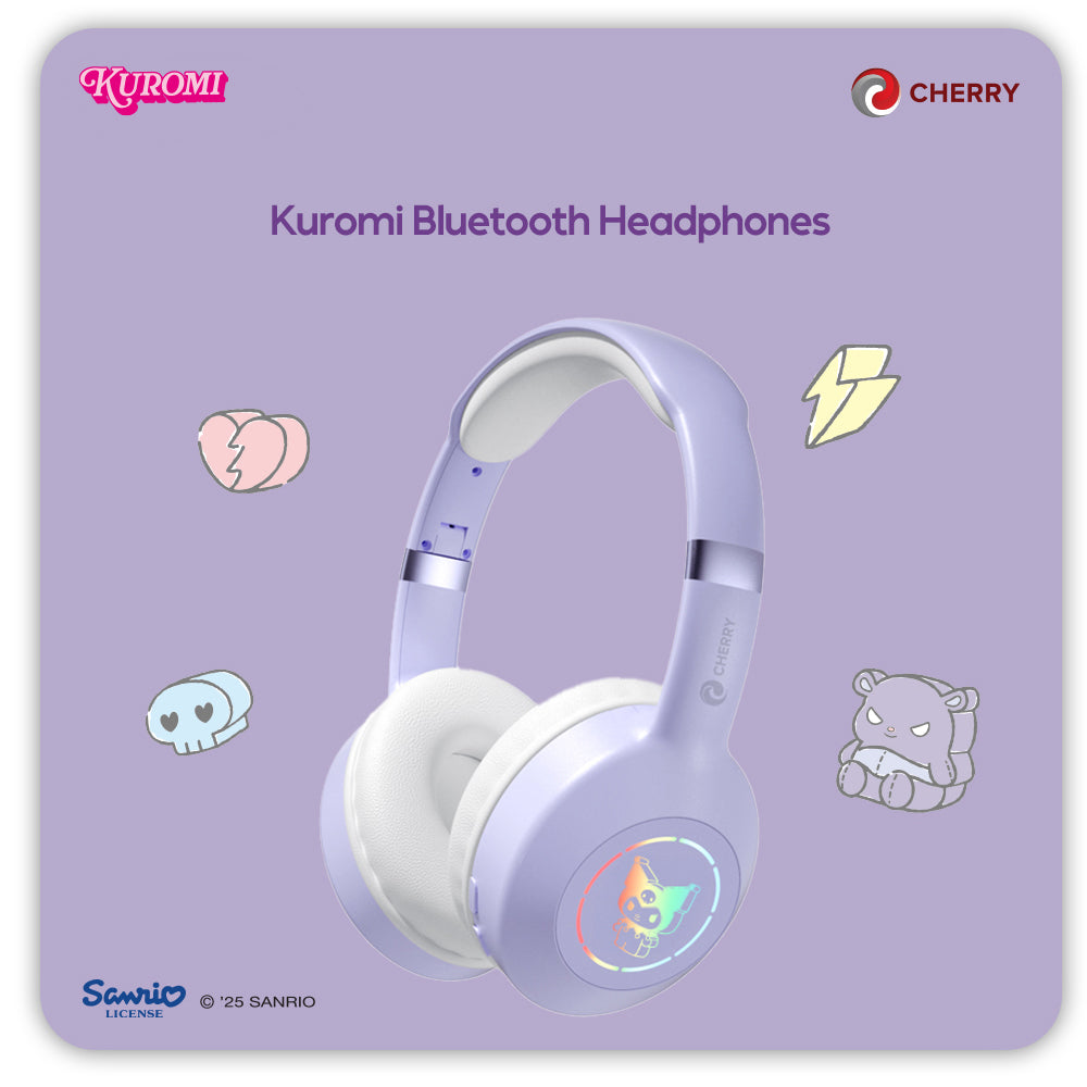 Sanrio Characters and CHERRY Bluetooth Headphones