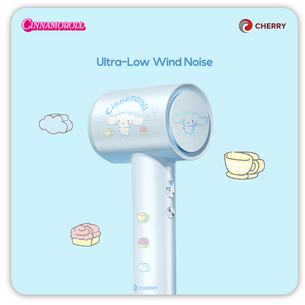 Sanrio Characters and CHERRY High-Speed Hair Dryer