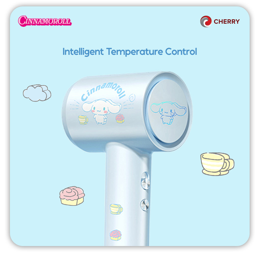 Sanrio Characters and CHERRY High-Speed Hair Dryer