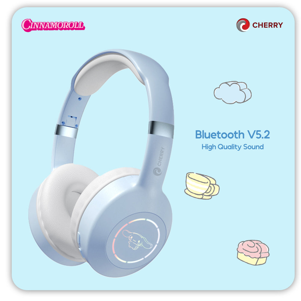 Sanrio Characters and CHERRY Bluetooth Headphones