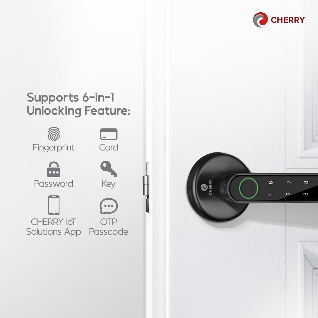 CHERRY Smart Fingerprint Door Lock