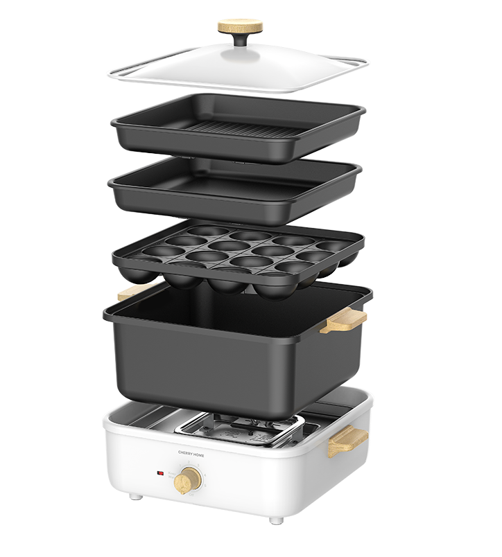 CHERRY Electric Multi-Pan Hot Pot
