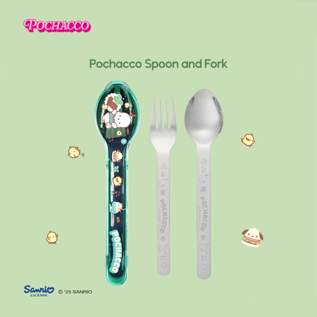 Sanrio Characters and CHERRY Spoon and Fork