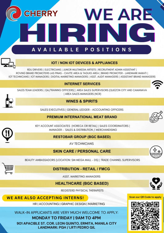 WE ARE HIRING!