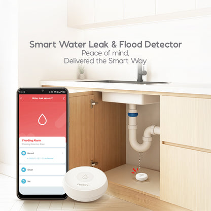 CHERRY Smart Water Leak and Flood Detector