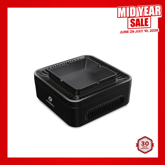 Cherry Ashtray Ionizer with FREE EXTRA Replacement Filter