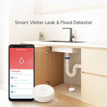 CHERRY Smart Water Leak and Flood Detector