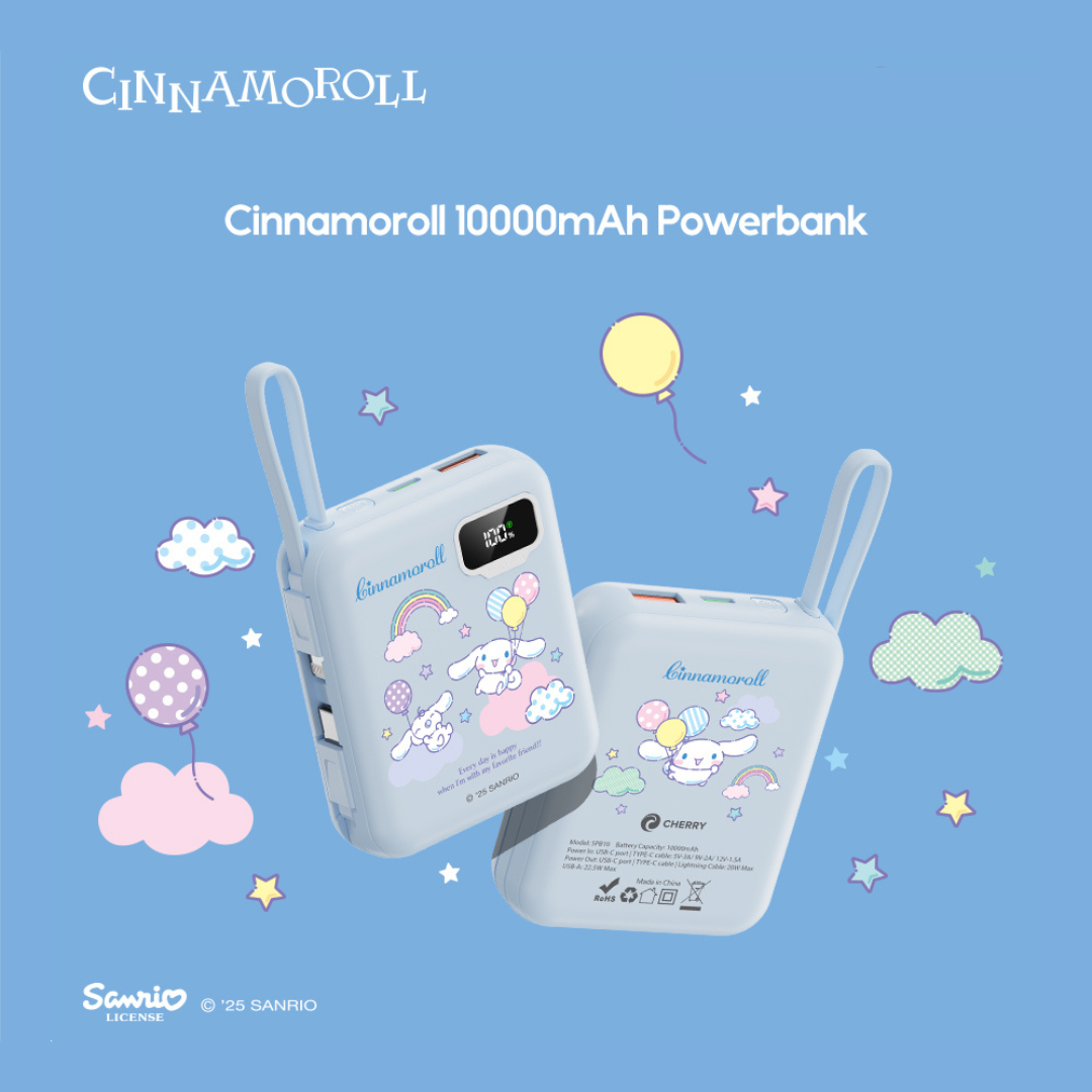 Sanrio Characters and CHERRY Powerbank 10,000mAh