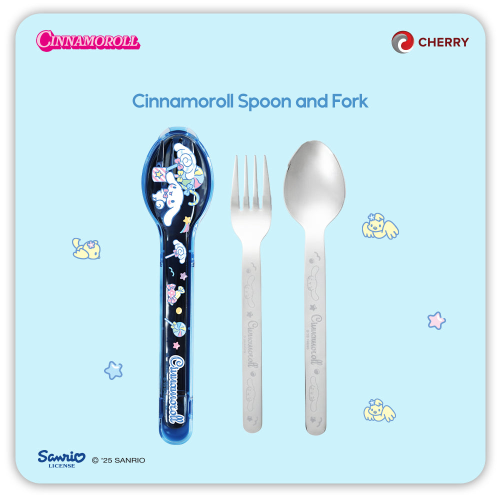 Sanrio Characters and CHERRY Spoon and Fork
