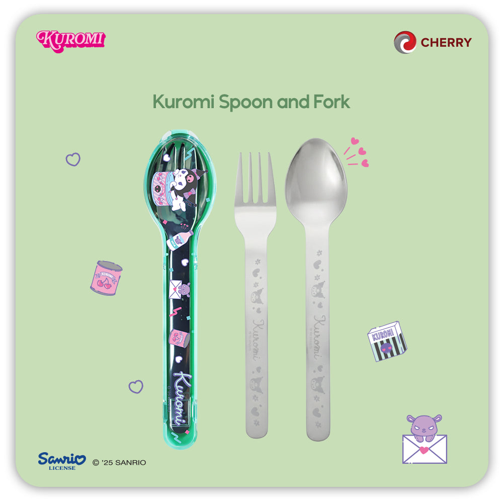 Sanrio Characters and CHERRY Spoon and Fork