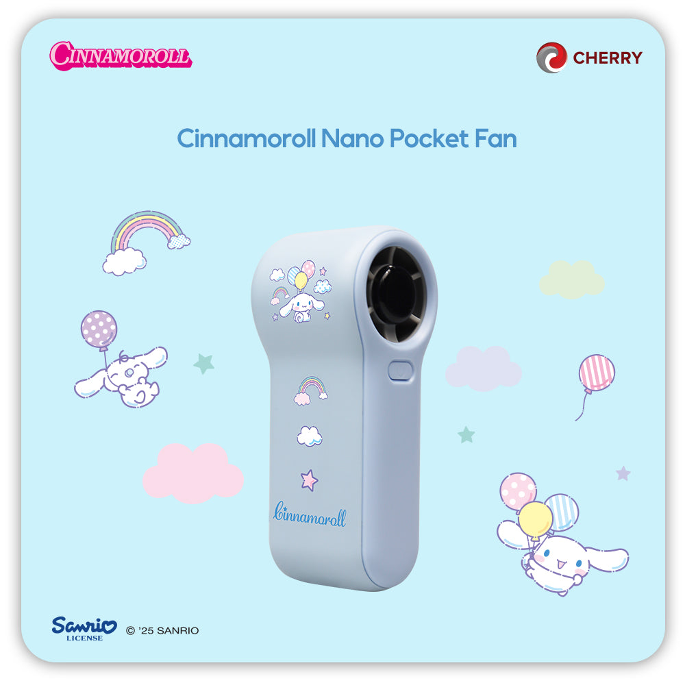 Sanrio Characters and CHERRY Nano Pocket Fan