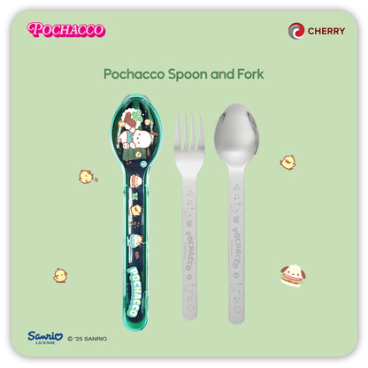 Sanrio Characters and CHERRY Spoon and Fork