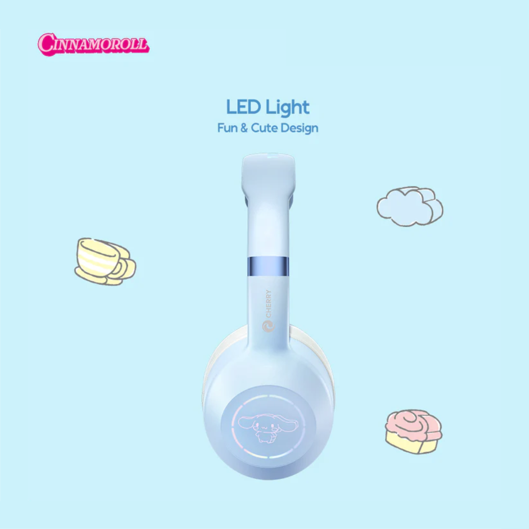 Sanrio Characters and CHERRY Bluetooth Headphones