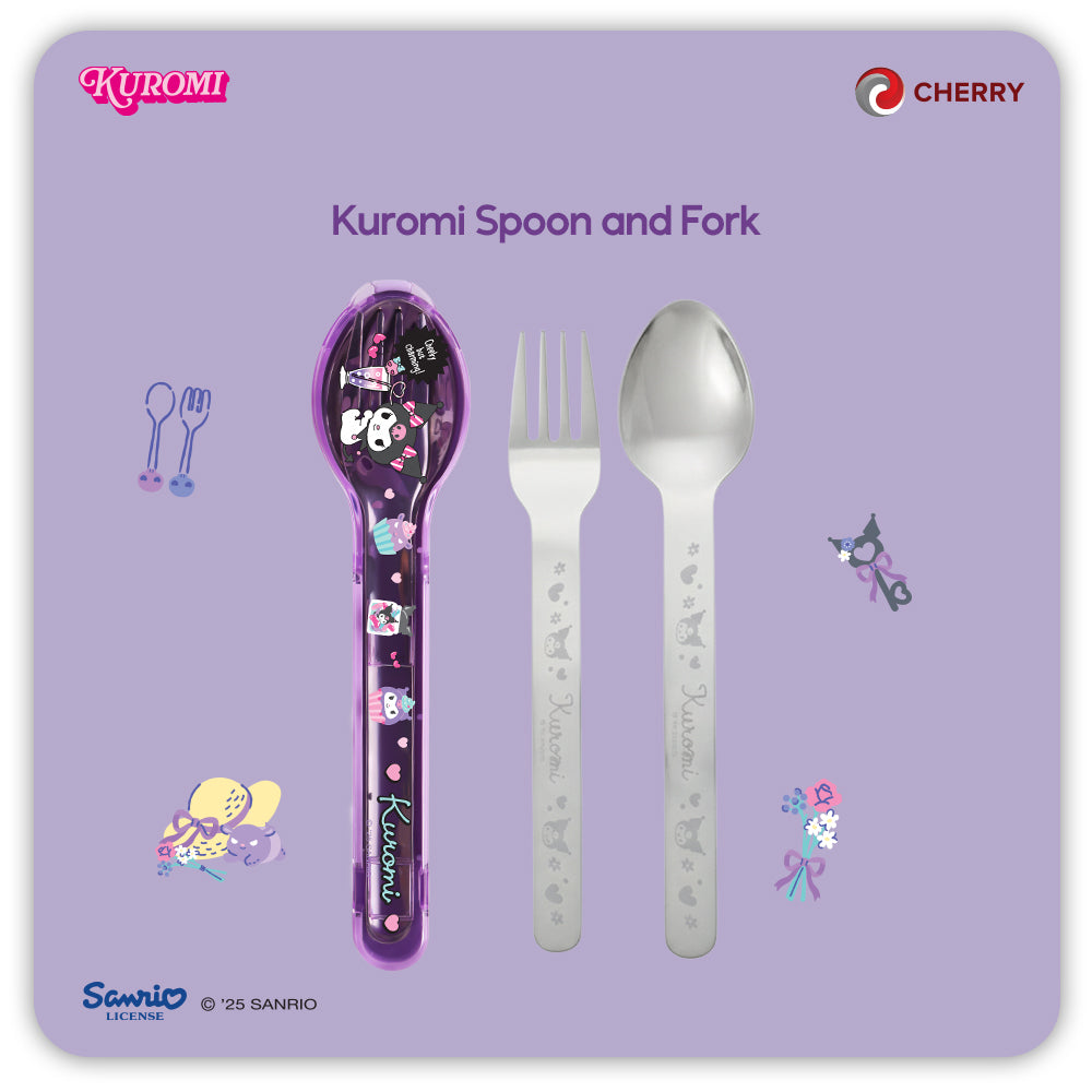 Sanrio Characters and CHERRY Spoon and Fork