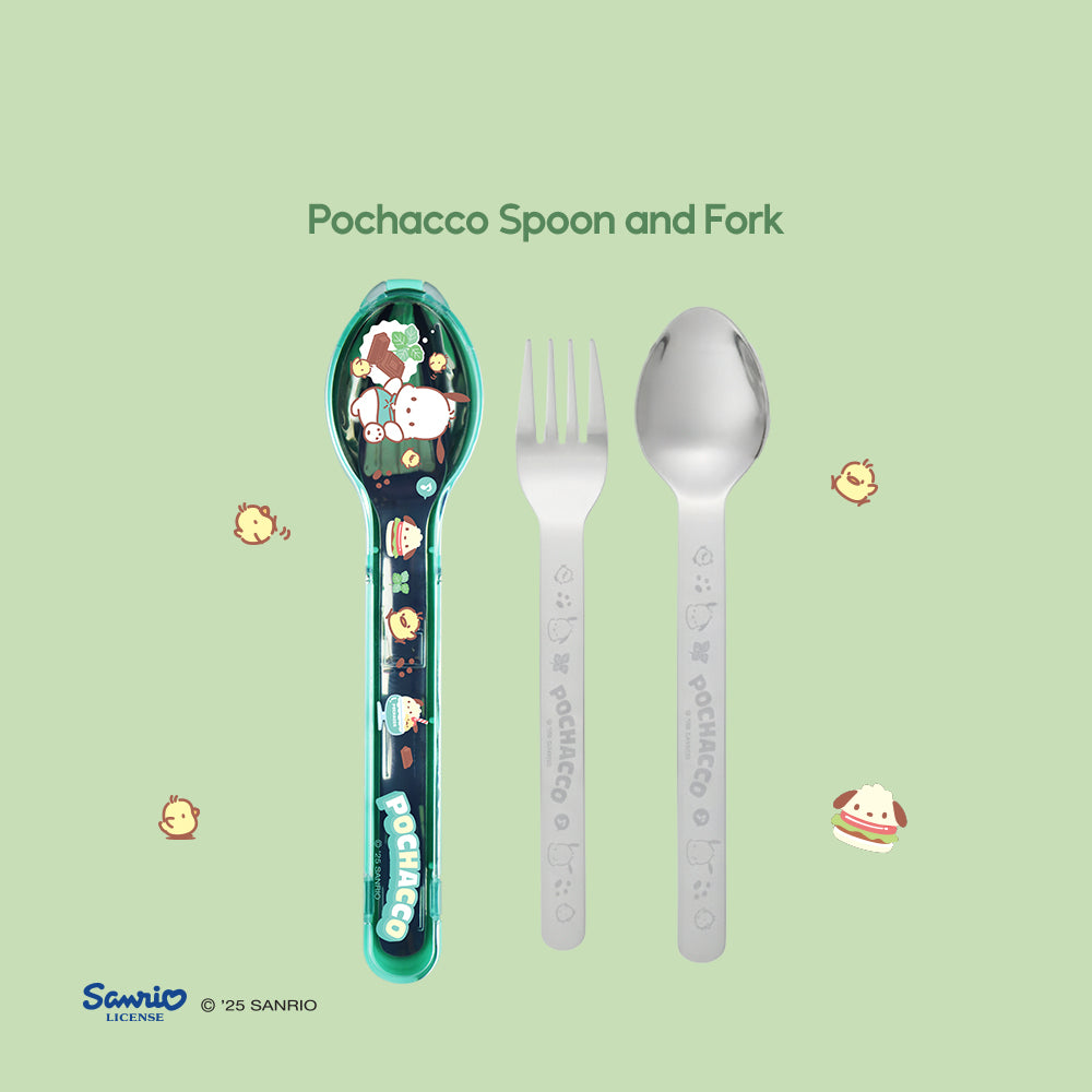 Sanrio Characters and CHERRY Spoon and Fork