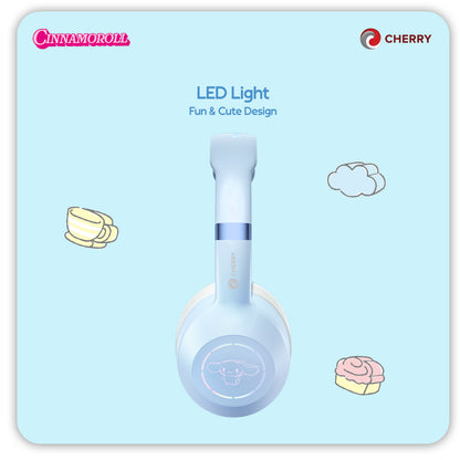 Sanrio Characters and CHERRY Bluetooth Headphones