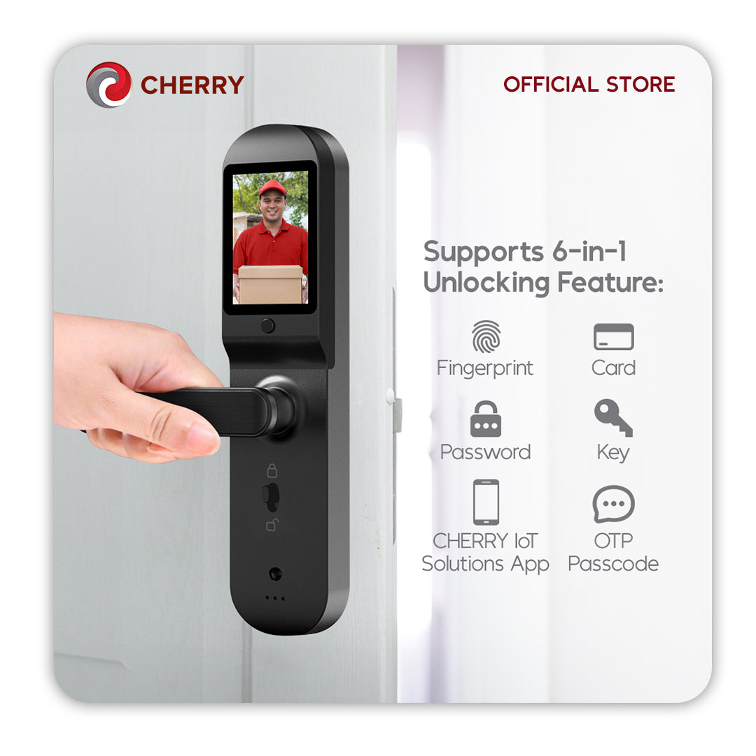 CHERRY 6-in-1 Smart Door Entrance Lock