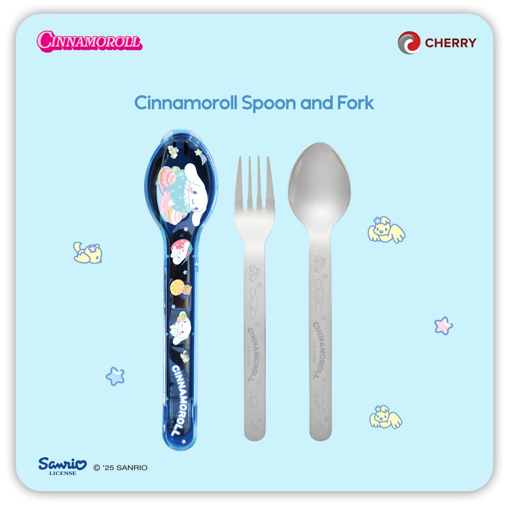 Sanrio Characters and CHERRY Spoon and Fork