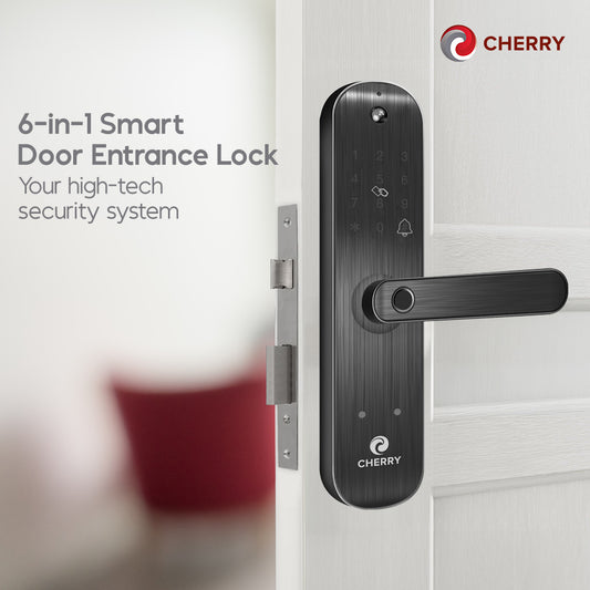 CHERRY 6-in-1 Smart Door Entrance Lock