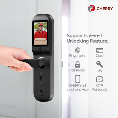 CHERRY 6-in-1 Smart Door Entrance Lock