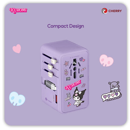 Sanrio Characters and CHERRY 100W Universal Travel Adapter