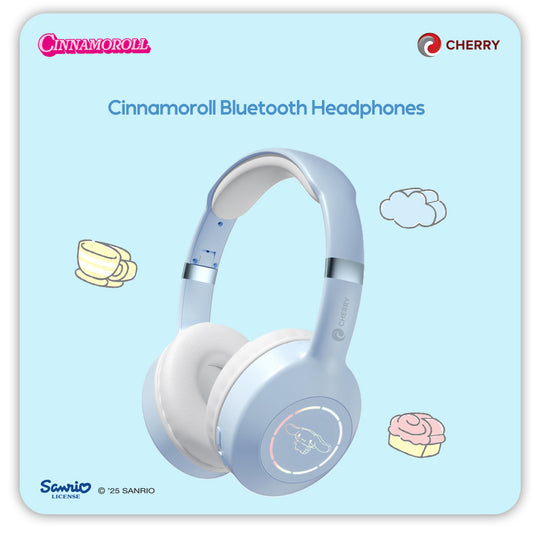 Sanrio Characters and CHERRY Bluetooth Headphones