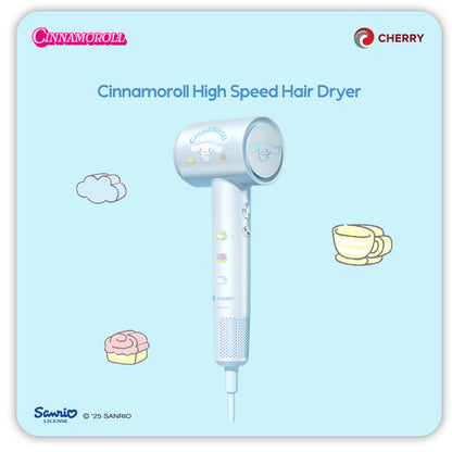 Sanrio Characters and CHERRY High-Speed Hair Dryer
