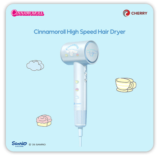 Sanrio Characters and CHERRY High-Speed Hair Dryer