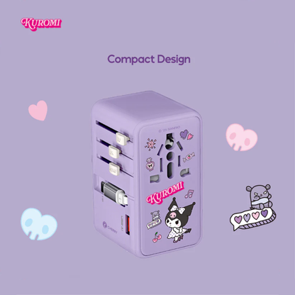 Sanrio Characters and CHERRY 100W Universal Travel Adapter