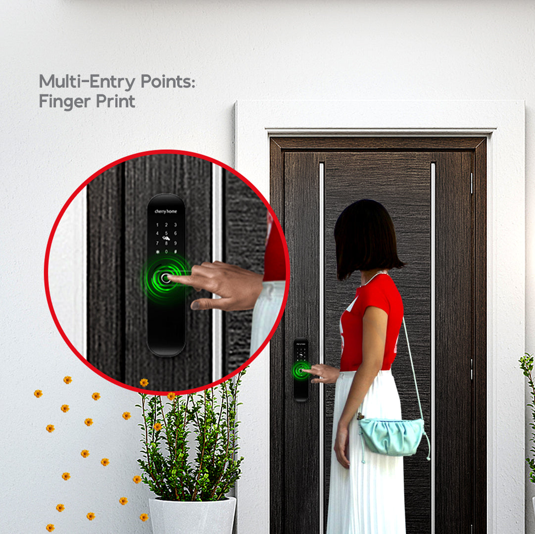 CHERRY Smart Entrance Lock (5-in-1 Door Lock)