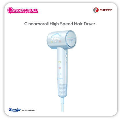 Sanrio Characters and CHERRY High-Speed Hair Dryer