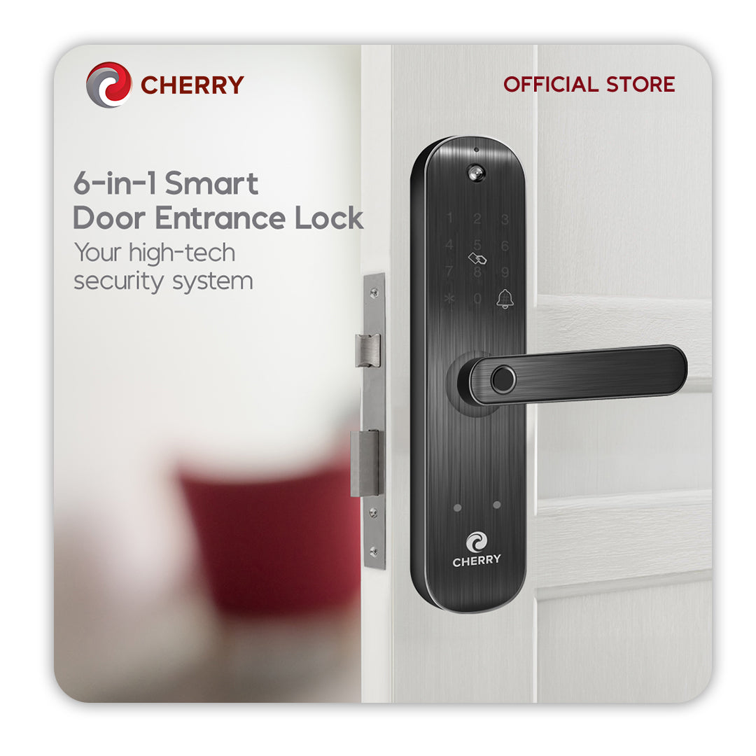 CHERRY 6-in-1 Smart Door Entrance Lock