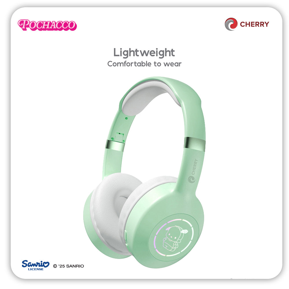 Sanrio Characters and CHERRY Bluetooth Headphones