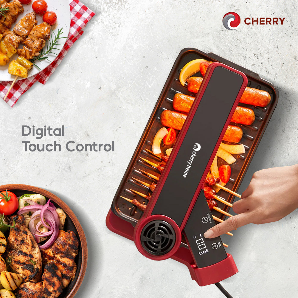 CHERRY Smokeless Easy BBQ Grill