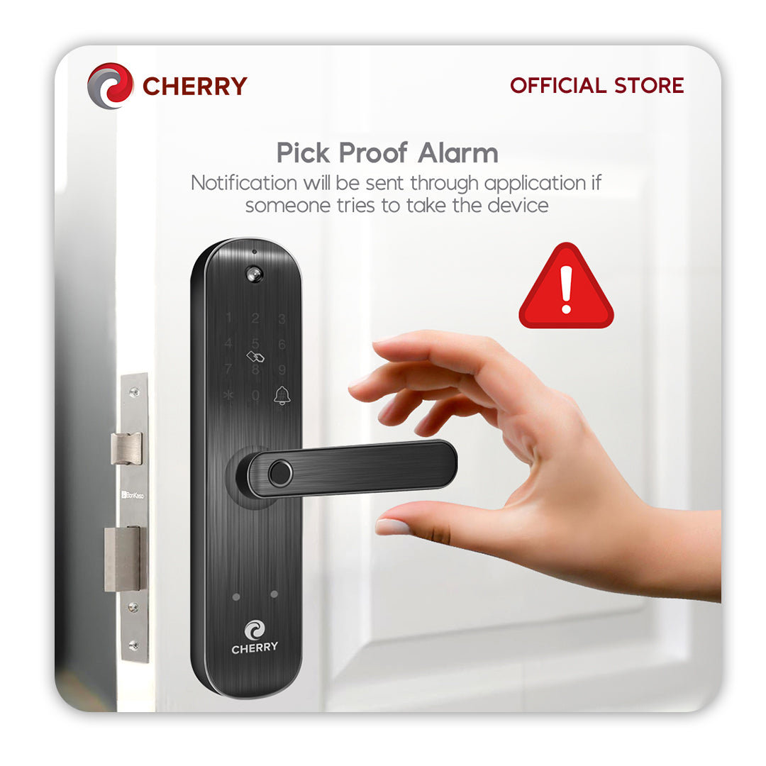 CHERRY 6-in-1 Smart Door Entrance Lock