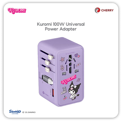 Sanrio Characters and CHERRY 100W Universal Travel Adapter