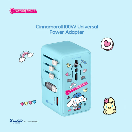 Sanrio Characters and CHERRY 100W Universal Travel Adapter