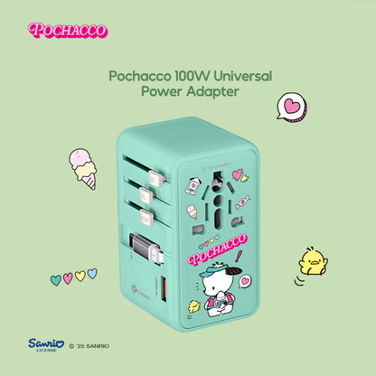 Sanrio Characters and CHERRY 100W Universal Travel Adapter