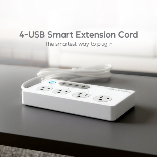 CHERRY 4-USB Smart Extension Cord