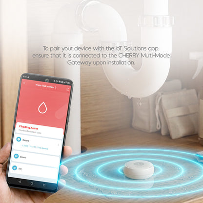 CHERRY Smart Water Leak and Flood Detector